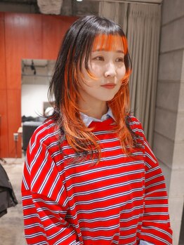 ノル 栄矢場町(nol)の写真/”なりたい自分”を叶えるデザインカラー*理想の色味×ダメージを抑えた髪にも優しいカラーを◎[栄/矢場町]