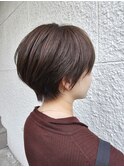 ◆丸みショート/ナチュラルアッシュブラウン