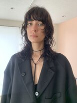 ペレ 原宿(PELE)&nbsp;ダークパープルナチュラルショート夏のヘアアレンジ原宿
