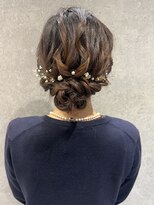 ラミエバイメルト 下北沢(lamie by melt)&nbsp;花田/結婚式ヘアセットお呼ばれヘアアレンシニヨン下北沢成人式