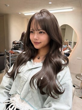 エンネ 新宿(enne) 1ブリーチで叶うヘーゼルベージュ