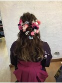 ダウンスタイル・ヘアセット