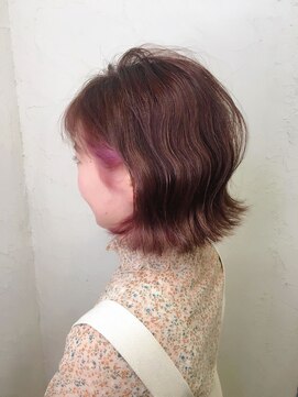 レイール 下北沢(Reir) 【reir下北沢】*ボブディ+インナーカラー+ローズピンク*