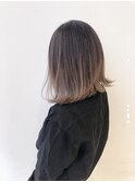 アッシュグレージュグラデーション