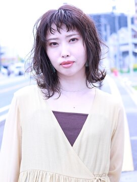 ポンテ 福岡西店(ponte) 『ルーズで動きがあるセミディスタイル』