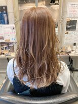 エイチヘア(h hair)&nbsp;【hhair四条大宮】プラチナベージュ×ロング