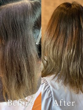 アークスヘアー 大人かわいい☆フェアリーな透明感&ツヤ感ブラウンベージュ