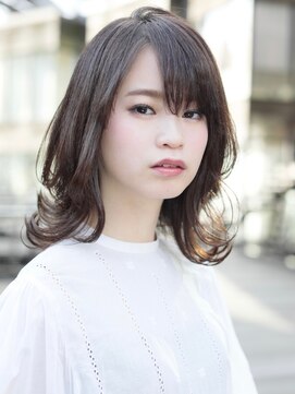 カインド 南青山(hair&make up KIND) 【くびれミディ】　外ハネミディアム