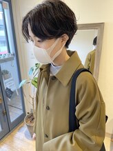 メルト 吉祥寺(melt) 小顔大人ハンサムショートパーマ丸みアンニュイくせ毛風パーマ