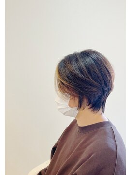 イマジナシオン(Imagination+) 【ショート専門イマジナシオン】ショートボブ×インナーカラー