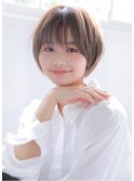 大人かわいい20代30代40代ふんわり美髪ショート
