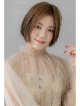 モッズヘア 越谷(mod's hair) 大人ハイライト前下がりミニボブショート305Z越谷20代30代40代