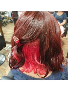 ヘアーアンドメイク アール(hair&make R) ★hair&makeR★インナーカラー