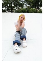 アレンヘアー 九条店(ALLEN hair)&nbsp;ウルフレイヤー/ミディアムウルフ/ハイトーン