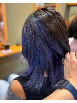 ヘアーコレット(hair Colet) ラピスラズリインナーカラー