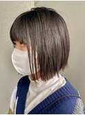 大人可愛い20代30代小顔前下がりショートボブマッシュショート