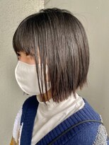 ソーコ 渋谷(SOCO) 大人可愛い20代30代小顔前下がりショートボブマッシュショート