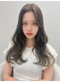 韓国/韓国ヘア/レイヤー/艶/ツヤ/艶髪/髪質改善カラー