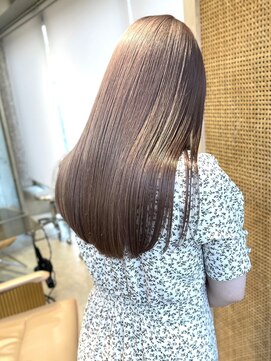 サンクプロジェクト(cinq PROJECT) ダブルカラーインナーカラーミルクティーベージュローライト韓国