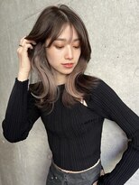 サイン 渋谷(SIGN)&nbsp;レイヤーカットイヤリングカラーインナーカラーケアブリーチ