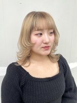 カリーナコークス 原宿 渋谷(Carina COKETH)&nbsp;ブロンド/ウルフカット/インナーカラー/ダブルカラー/レイヤー