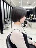 20代30代40代/アッシュブラック/黒髪/くびれショート/表参道