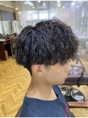 【曽我尾真生】ツイストスパイラル/メンズパーマ/マッシュパーマ