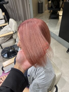 アミル(amiLe) ピンク/ベージュ/ブリーチ/D