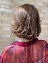 ピークアブー アヴェダ アトレ恵比寿(PEEK-A-BOO AVEDA) ワンカール パーマ ボブ レイヤーカット 伸ばしかけヘア