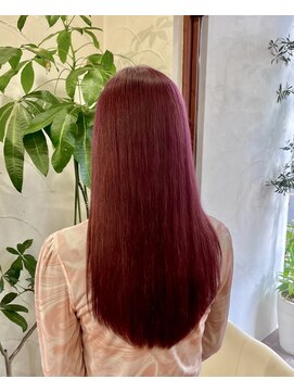 アン(Hair make un) ピンクバイオレット
