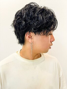 ネイロ 北千住(NeiRo) メンズマッシュツーブロ刈り上げ波巻きツイストスパイラルパーマ