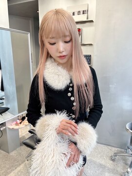 ペレ 梅田(PELE) 黒髪/ボブルフ/ネビージュ/小顔/ワンレン/梅田/髪質改善/前髪