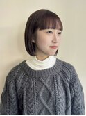 ぱつっとボブ