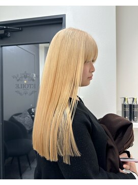 エトワール(ETOILE) 神戸三ノ宮ブロンドベージュ抜きっぱなしロングハイトーン