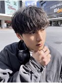 波巻きスパイラルパーマメンズマッシュパーマツイストパーマ