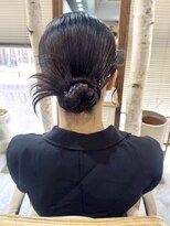 アルモヘアヴォーグ 静岡(ALMO hair VOGUE)&nbsp;ALMO◎結婚式ヘアアレンジ【カチモリシニヨン】
