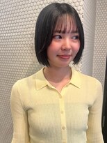 ソワンドゥブレスココ 京都店(soin de brace coco.)&nbsp;シアーボブ×ダークグレージュ