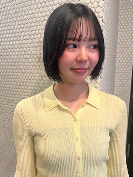 ソワンドゥブレスココ 京都店(soin de brace coco.) シアーボブ×ダークグレージュ