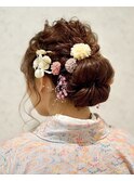 ＊ふんわりダブルシニヨン＊