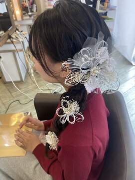 コワファースト 大分(COIFF1RST) 成人式/編み下ろしスタイル