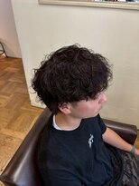 《髪質改善 縮毛矯正/ 酸性ストレート/髪質改善トリートメント》nui + (茨木店) ミディアムヘア/暗めカラー/グランマッシュ/茨木