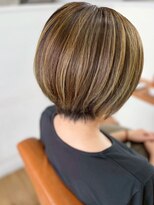 ヘアーブランドジン ティアラ(HAIR BRAND Jin Tiara)&nbsp;白髪ぼかしハイライトカラー【松山美容室】