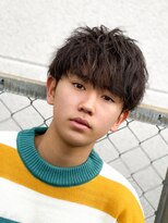 エルマーク 梅田(L-MARK)&nbsp;メンズパーマ/ツイストスパイラル/サーフカール/men's/眉毛