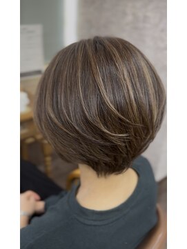 ナチュラル8 NATURAL8 ヘアースタジオ Hair studio バレイヤージュ白髪ぼかし