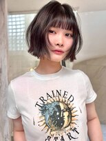 サイン 韓国ボブ 渋谷(SIGN) お洒落なレイヤーカット韓国ボブレイヤーボブ渋谷タッセルボブ