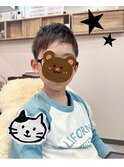 アシメショートキッズカット男の子