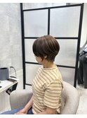 白髪ぼかし/白髪改善カラー/ショート/透明感カラー/脱白髪染め