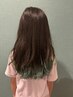 辞めたくなったら切っちゃえ毛先ブリーチ+オンカラー¥8000 学割 U-24