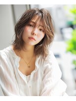 アボヘアー(Abo hair)&nbsp;顔周りカット大人ボブこなれミディ簡単スタイリングボブ