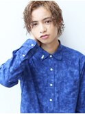 ★シルバーカラー_波巻き束感ショートツーブロック_905☆